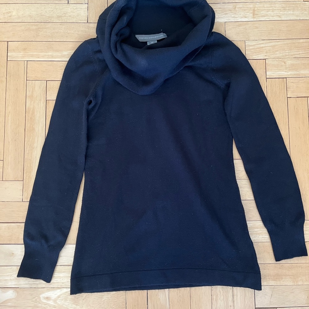 French Connection Black Sweater sz XS